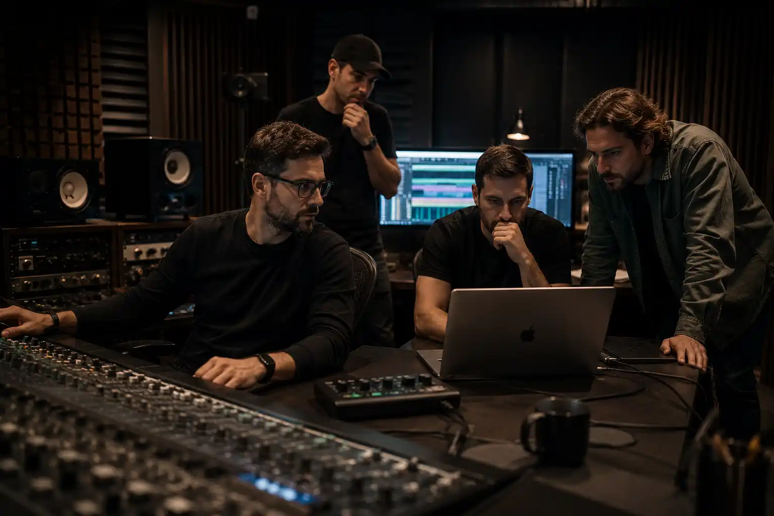 Команда студии SOUND GROUP за работой