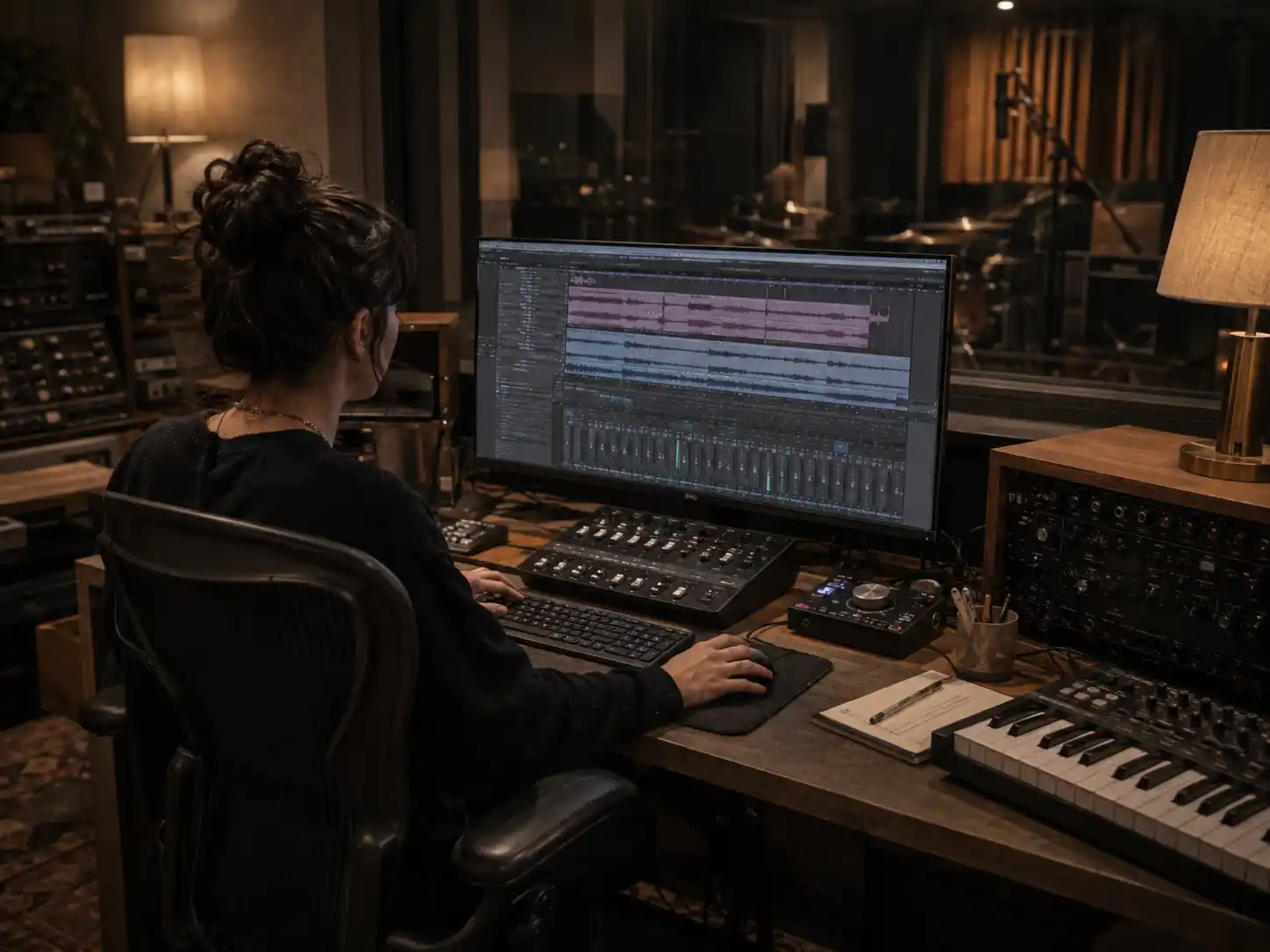 Рабочая станция студии SOUND GROUP для записи и сведения